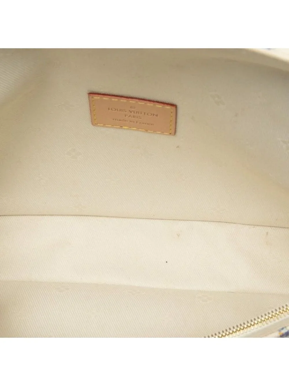 Louis Vuitton Monogram Jacquard Wallet on Chain Ivy 2-Way Shoulder Bag White